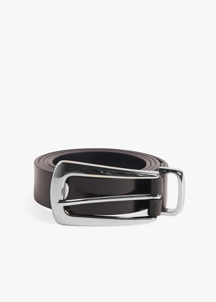 Favorite daughter statement belt - black/nickel