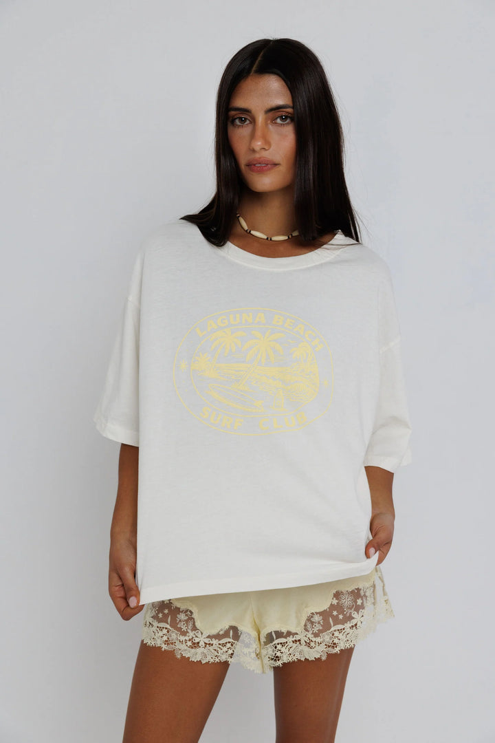 Sunny Somewhere Laguna Beach Boyfriend Tee