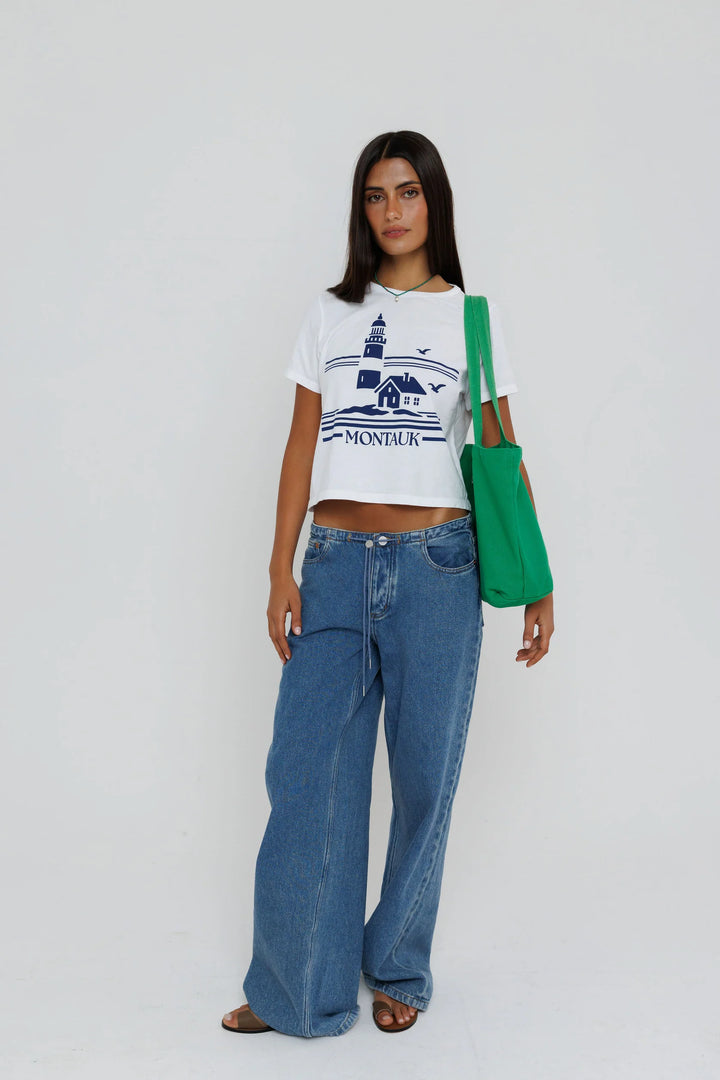 Sunny Somewhere Montauk Tiny Tee