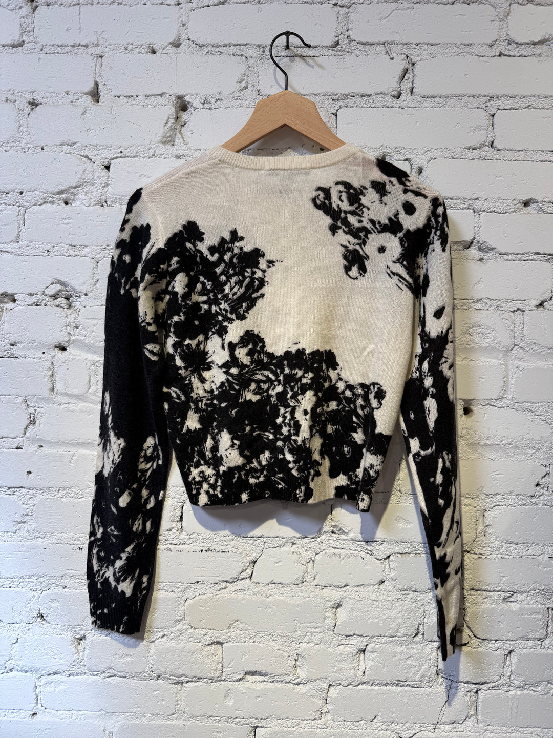 Autumn Cashmere Placed Floral Cardigan