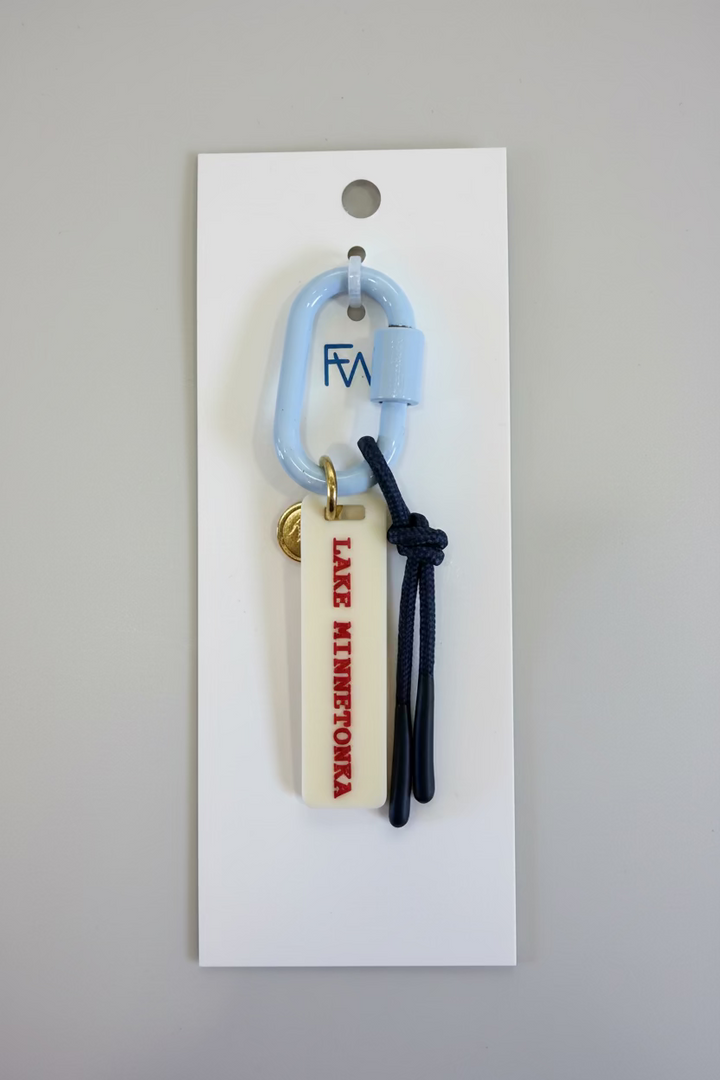 Freshwater Curated Goods Bag Charm-Lake Minnetonka