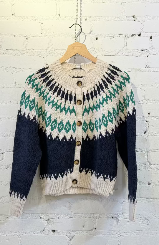 Autumn Cashmere Fair Isle Cardigan