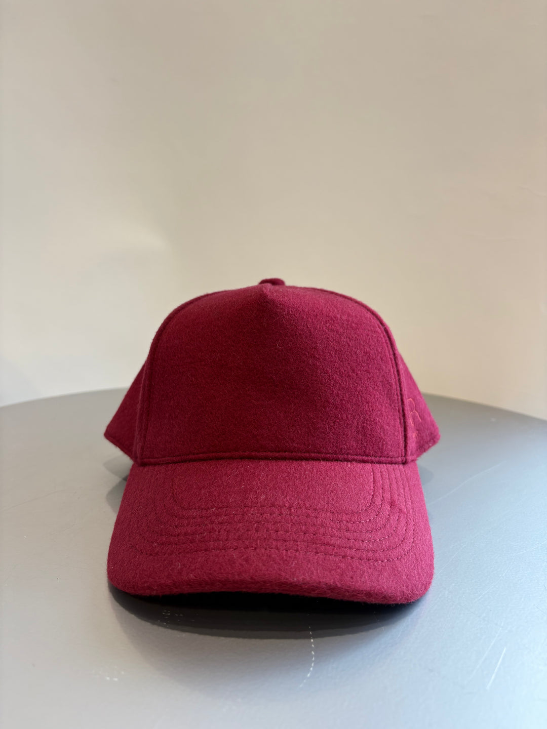Minnie Rose Wool Baseball Hat