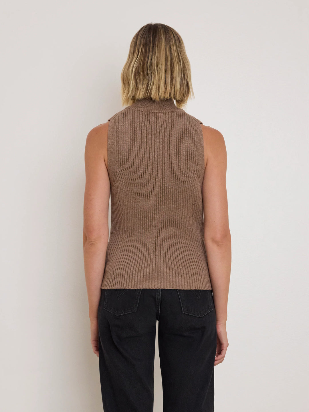 Nation Ira Sweater Vest - Biscotti