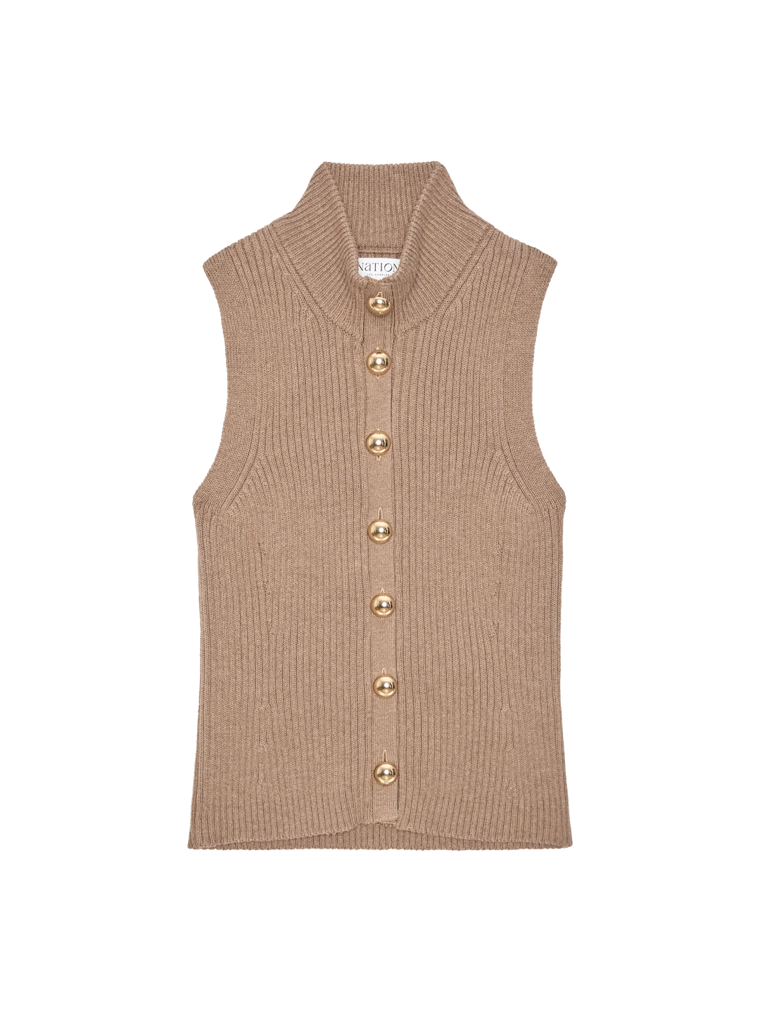 Nation Ira Sweater Vest - Biscotti