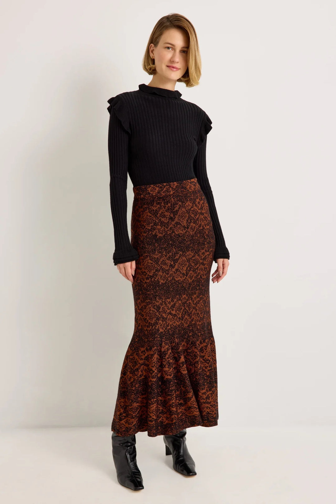 Marie Oliver Shiloh Skirt - Oxide