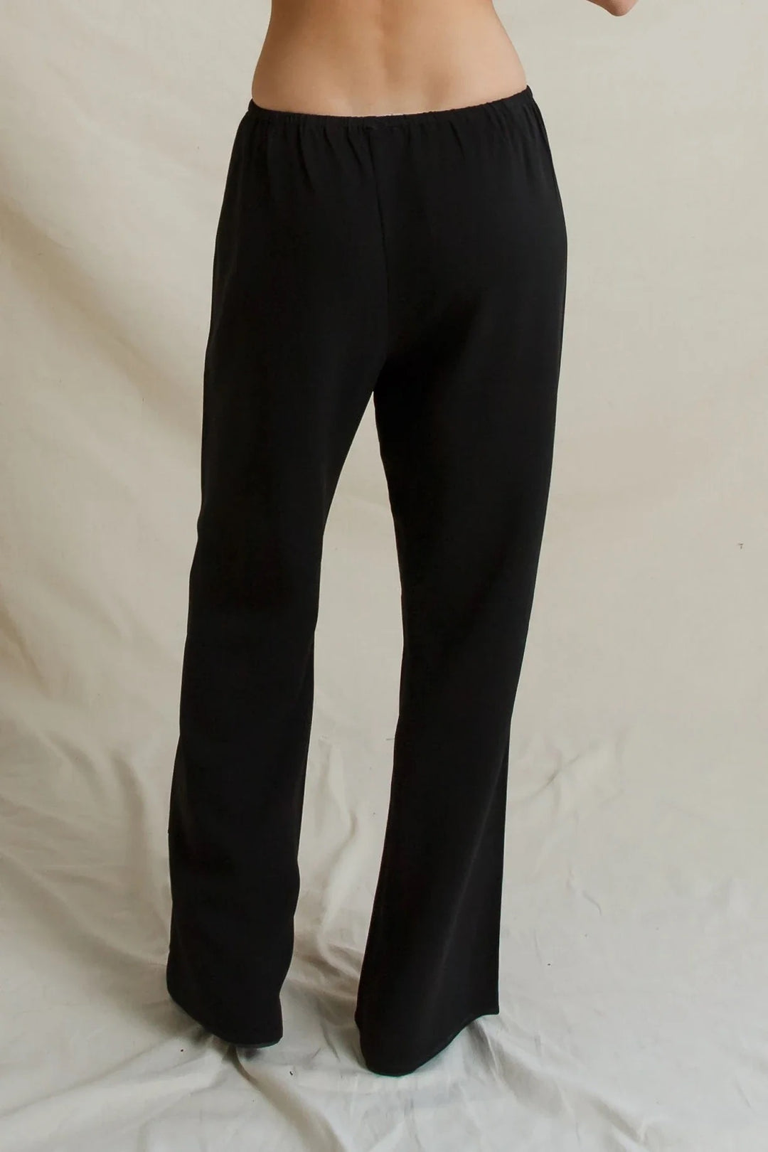 Perfect White Georgia Pant - True Black