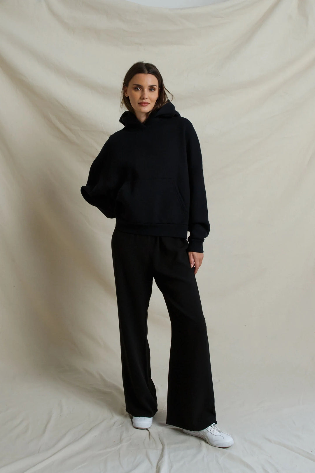 Perfect White Georgia Pant - True Black