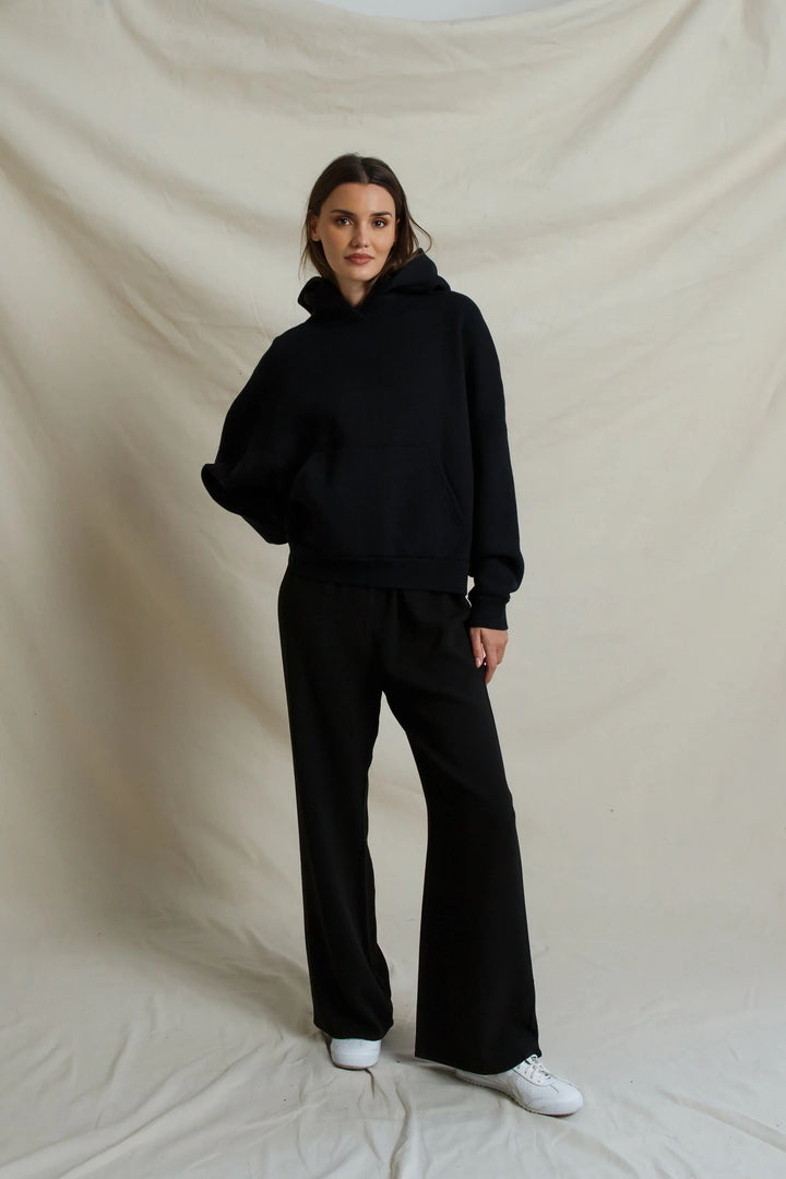 Perfect White Georgia Pant - True Black
