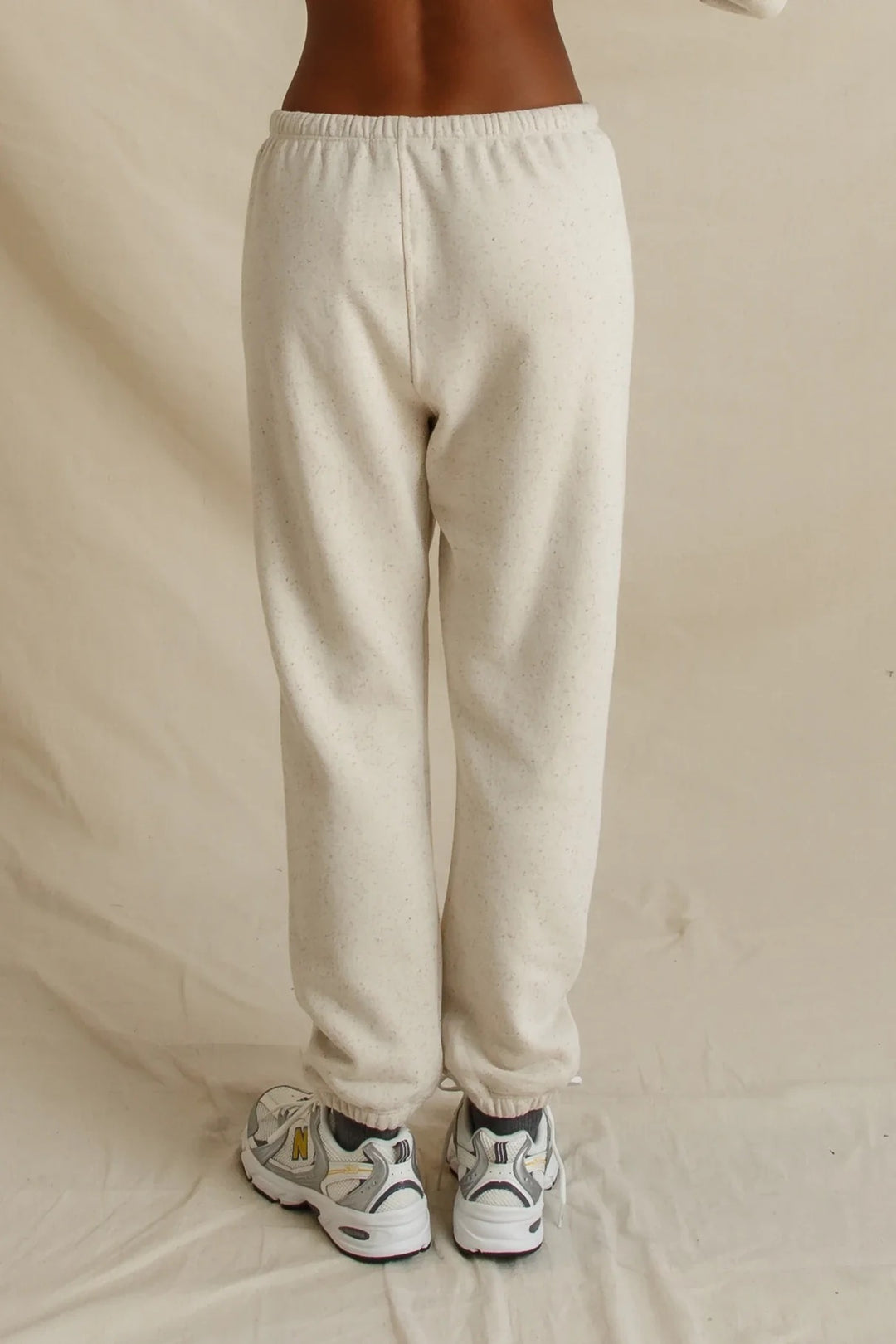 Perfect White Tee Johnny Speckled Sweatpants - Speckled sugar