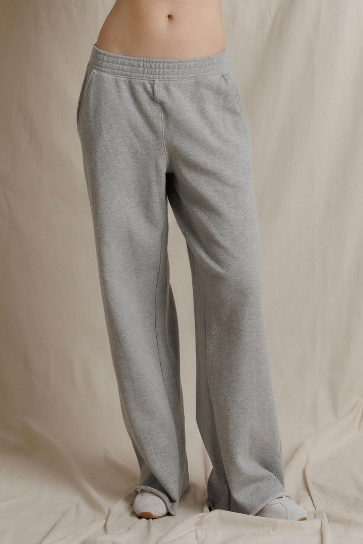 Perfect White Tee Leni Sweatpants - Heather Grey
