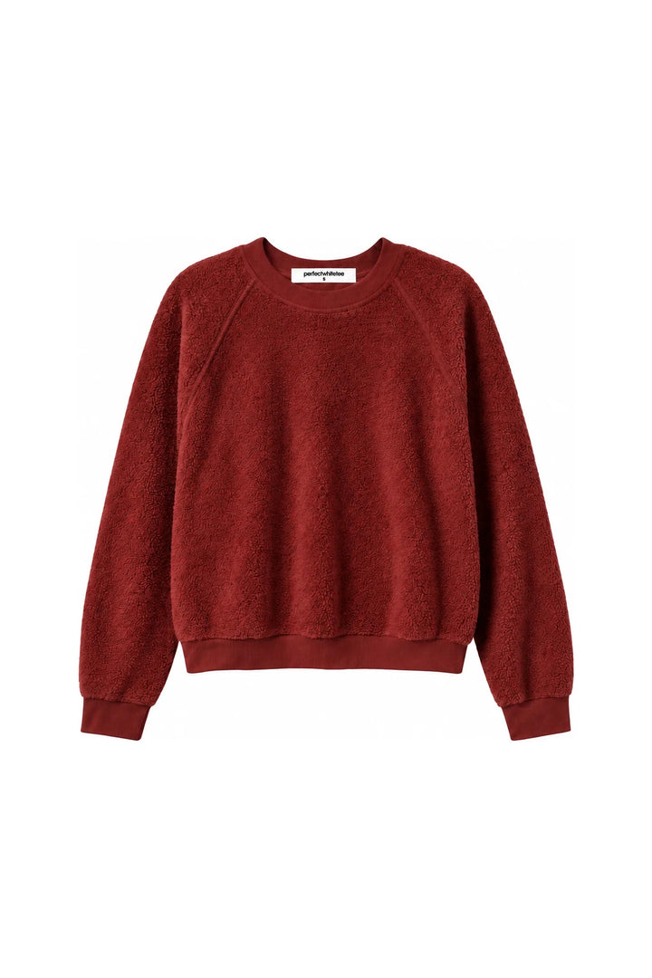 Perfect White Tee Ziggy Sweatshirt - Ruby Red