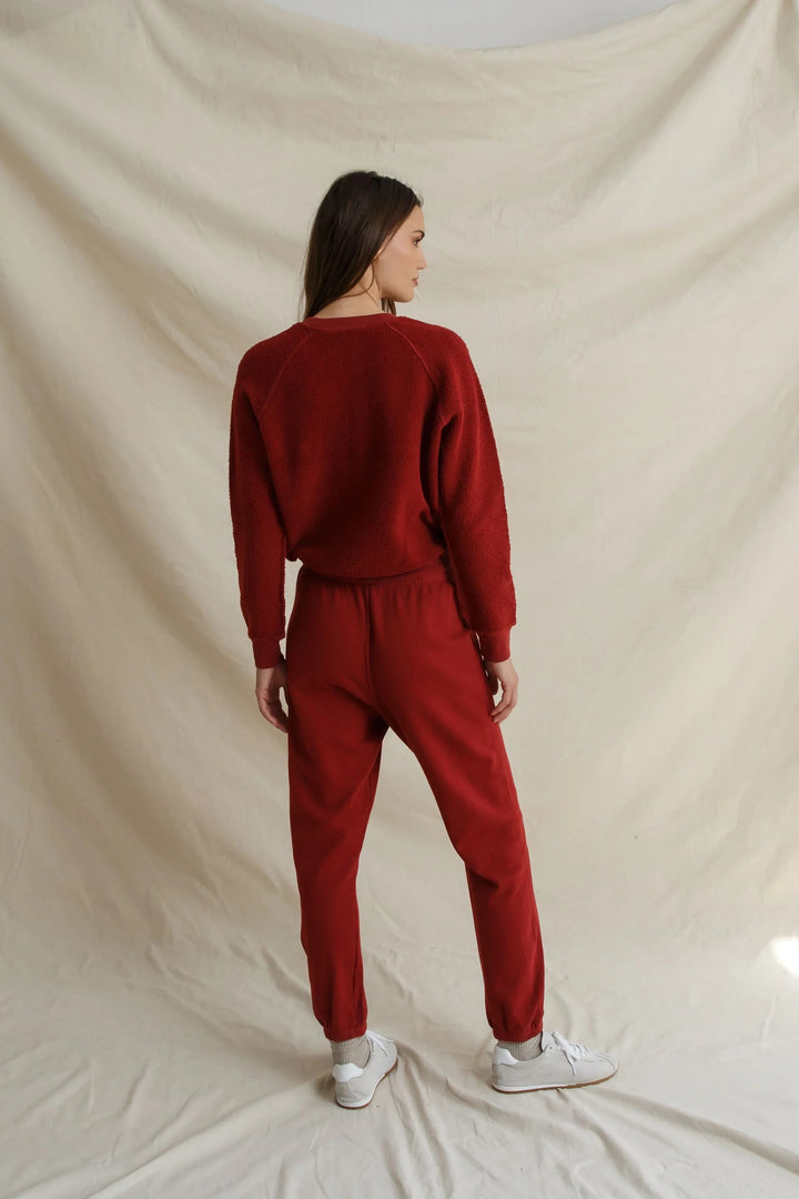 Perfect White Tee Ziggy Sweatshirt - Ruby Red