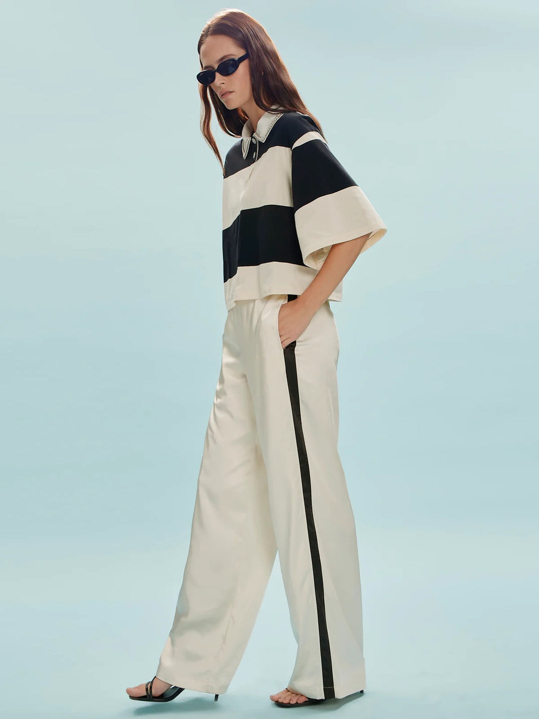 Sanctuary Satin Track Pant