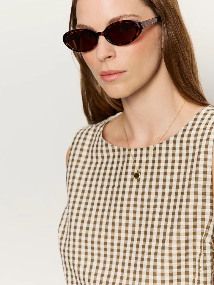 Sanctuary Better Days Gingham Shell