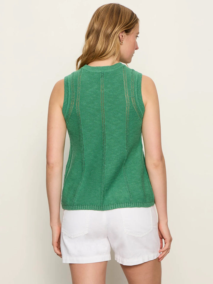 Sanctuary Easy Pointelle Shell Green