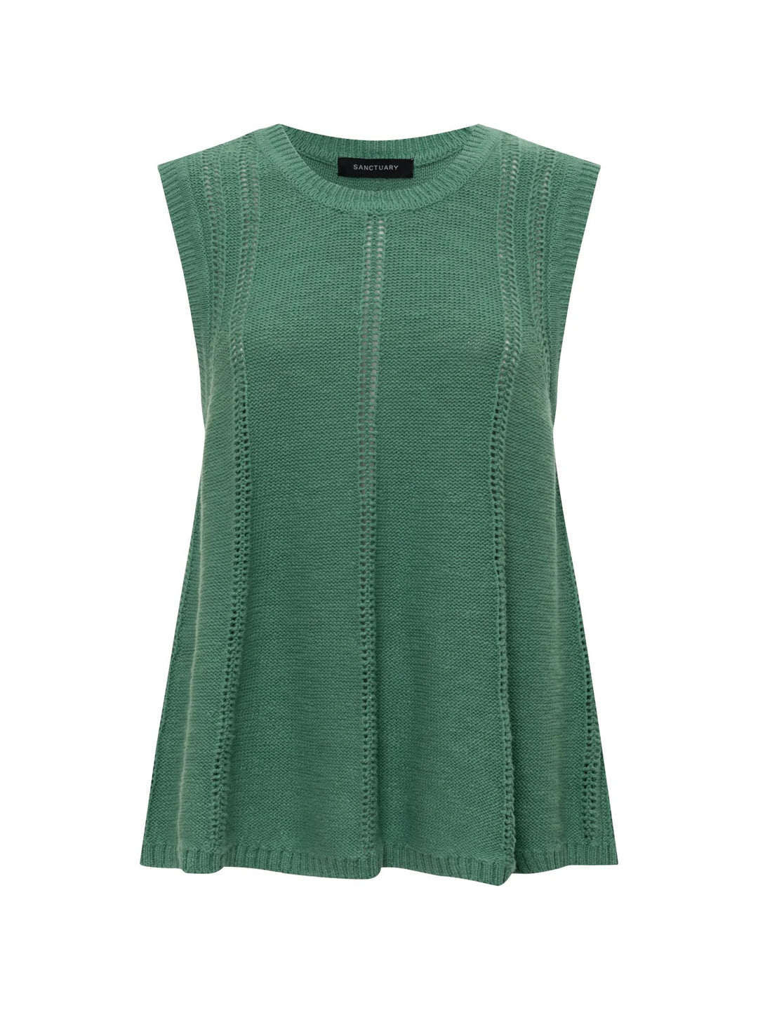 Sanctuary Easy Pointelle Shell Green