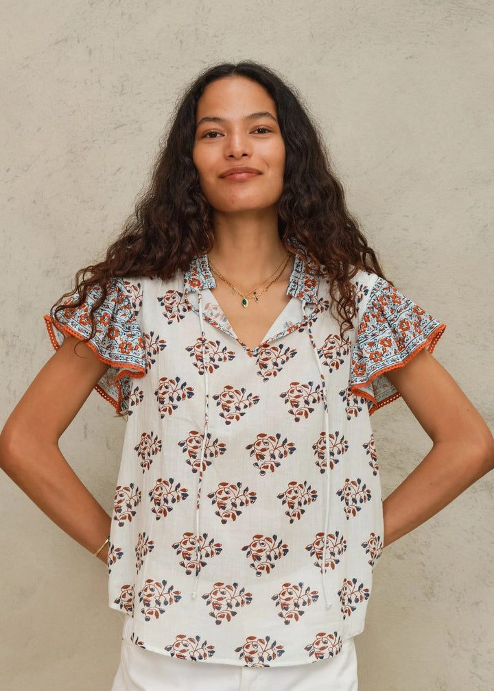 M.A.B.E Stella Print Top