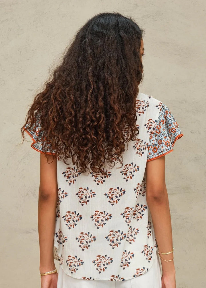 M.A.B.E Stella Print Top