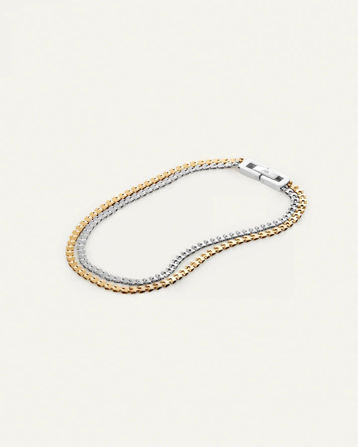 Jenny Bird Double Amalfi Anklet Two Tone
