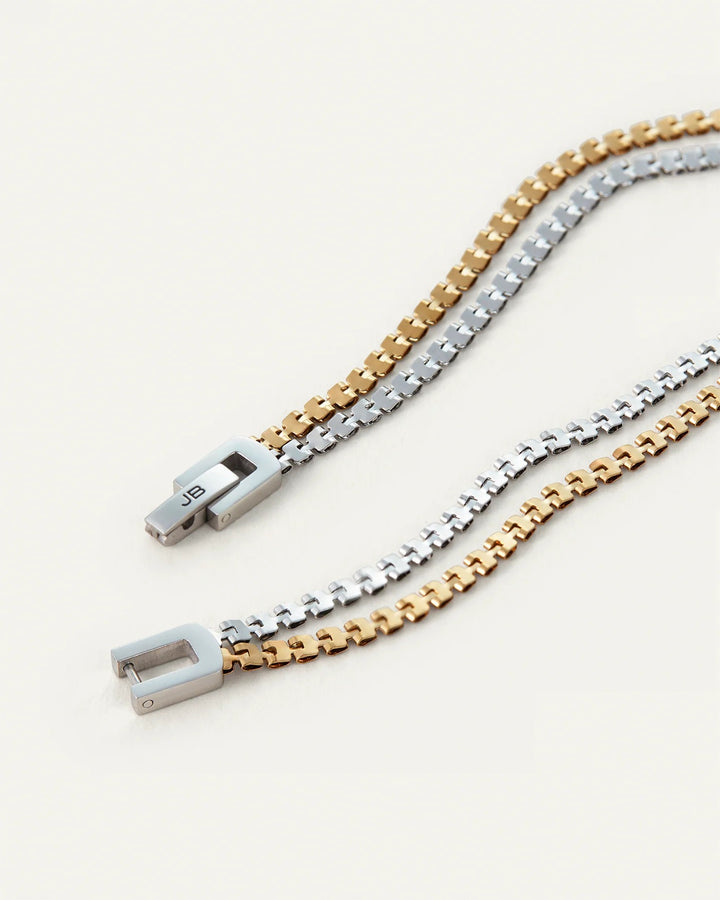 Jenny Bird Double Amalfi Anklet Two Tone