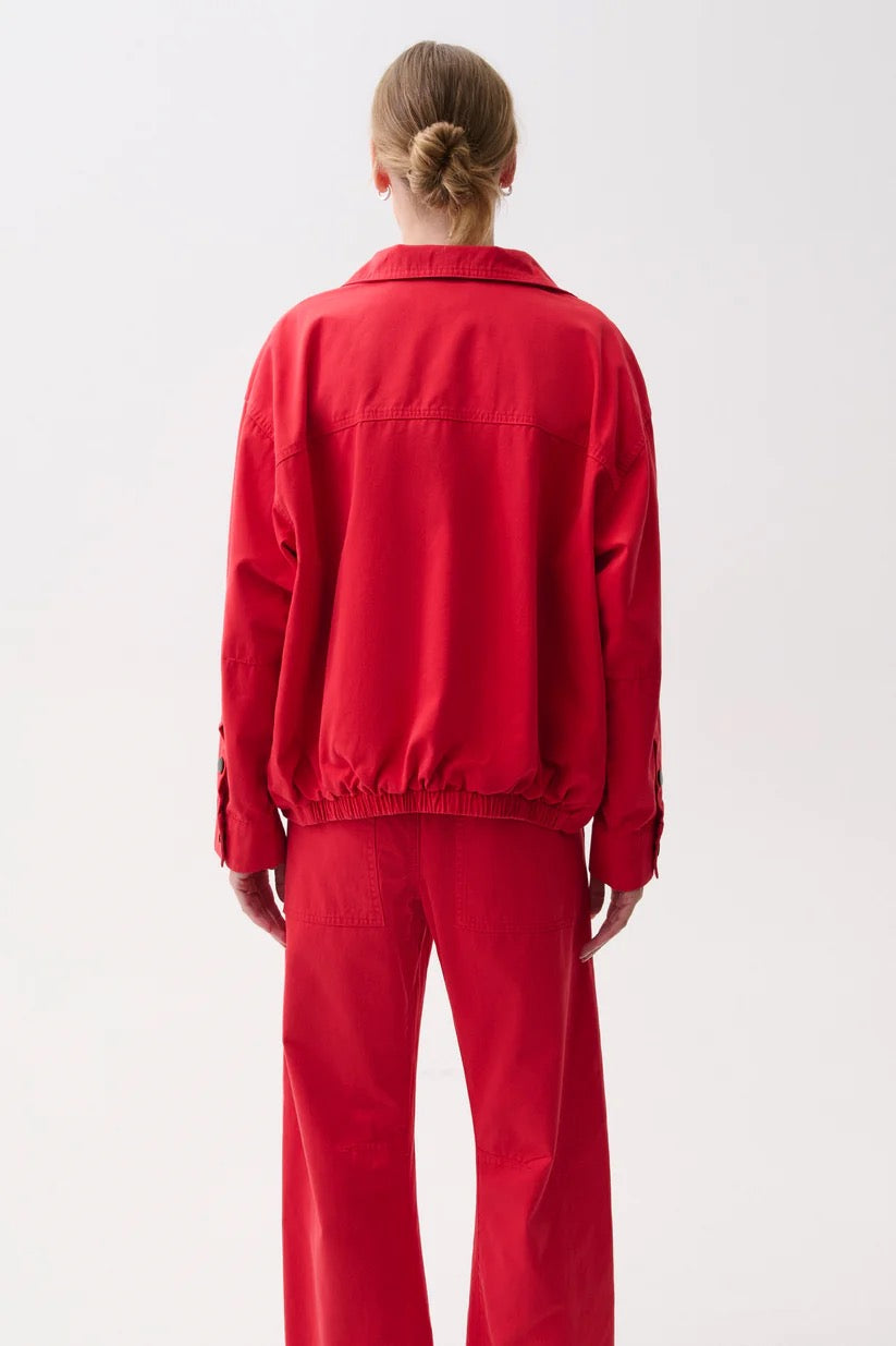 PISTOLA LIBERTY FUNNEL NECK JACKET - NEGRONI