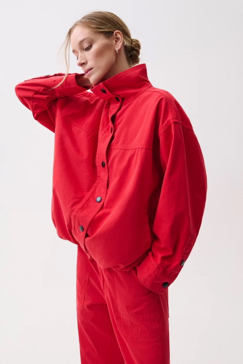 PISTOLA LIBERTY FUNNEL NECK JACKET - NEGRONI