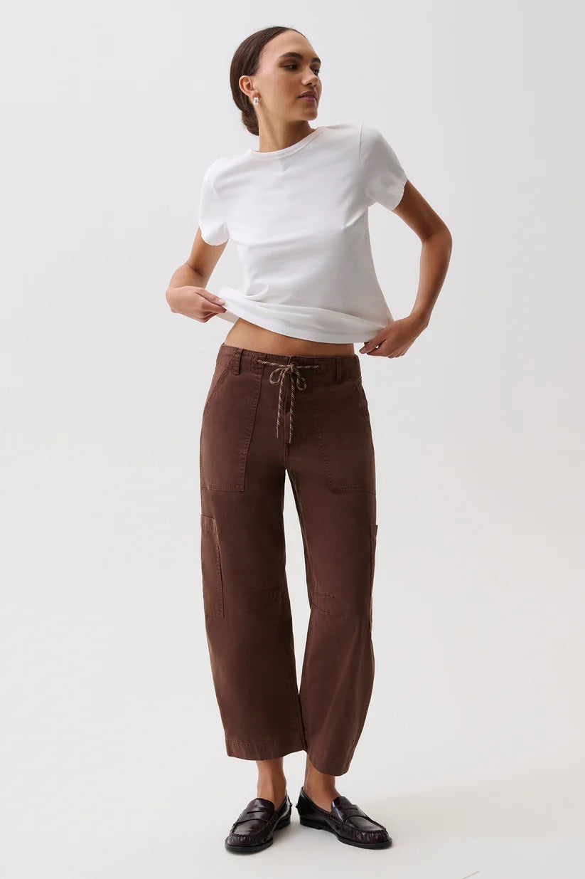 PISTOLA SABRINA CURVED UTILITY PANTS - LINDT