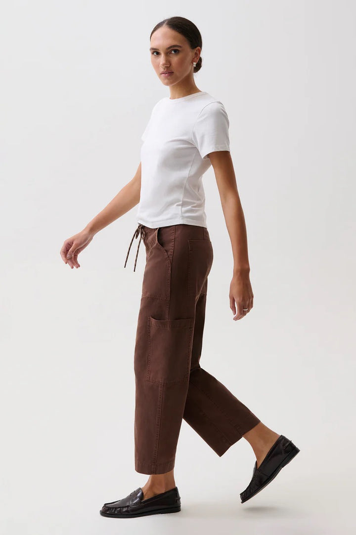 PISTOLA SABRINA CURVED UTILITY PANTS - LINDT