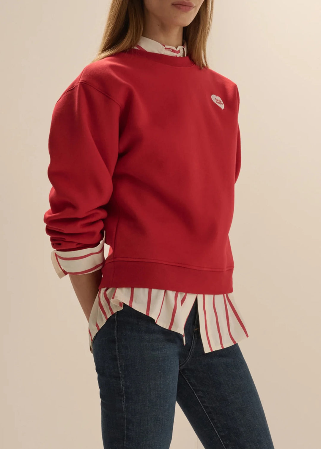 Favorite Daughter Heart Sweatshirt