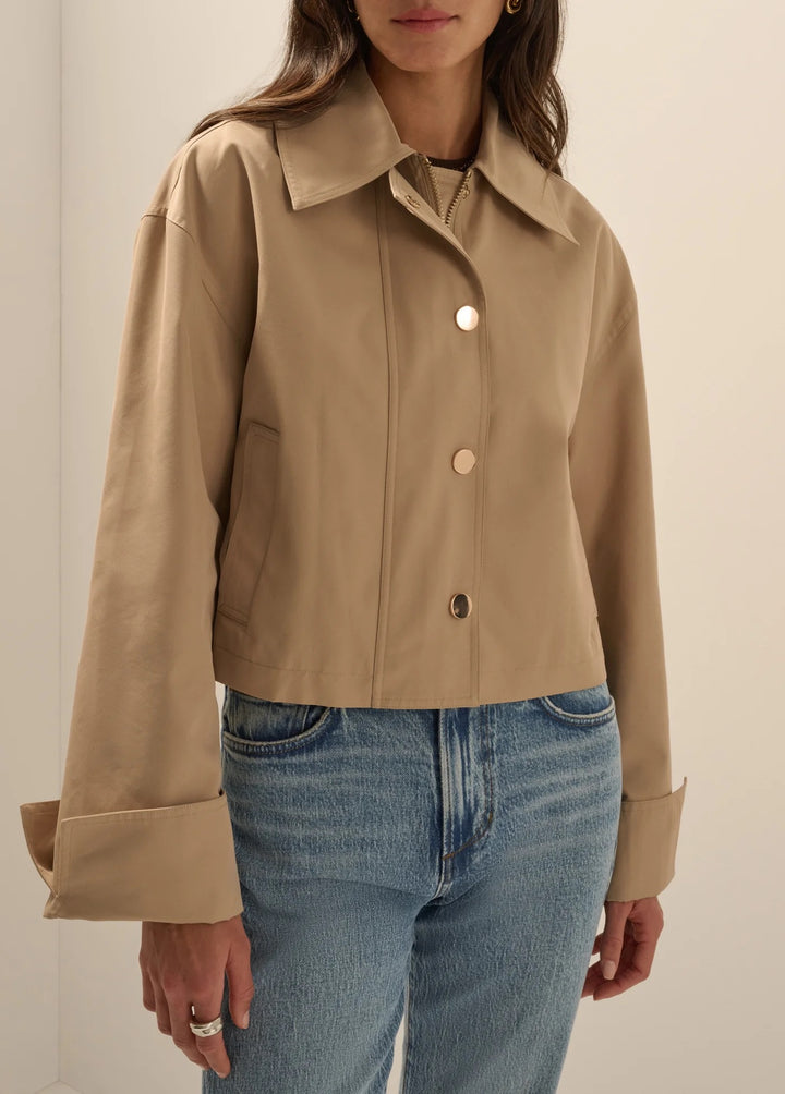 Favorite Daughter The Rue Cropped Trench