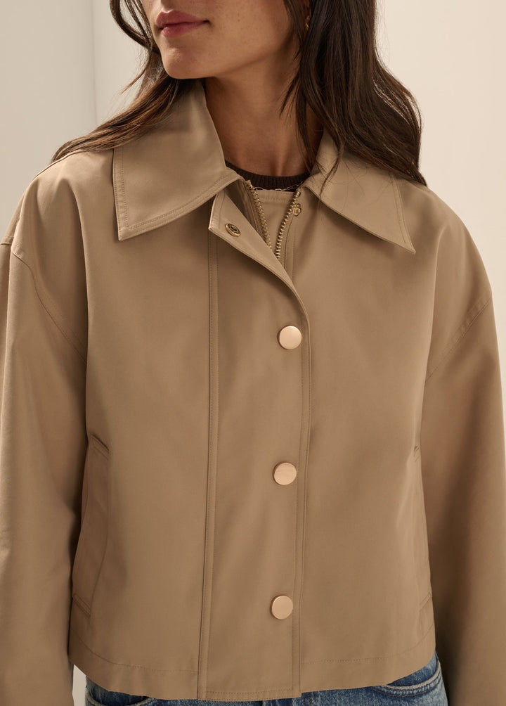 Favorite Daughter The Rue Cropped Trench