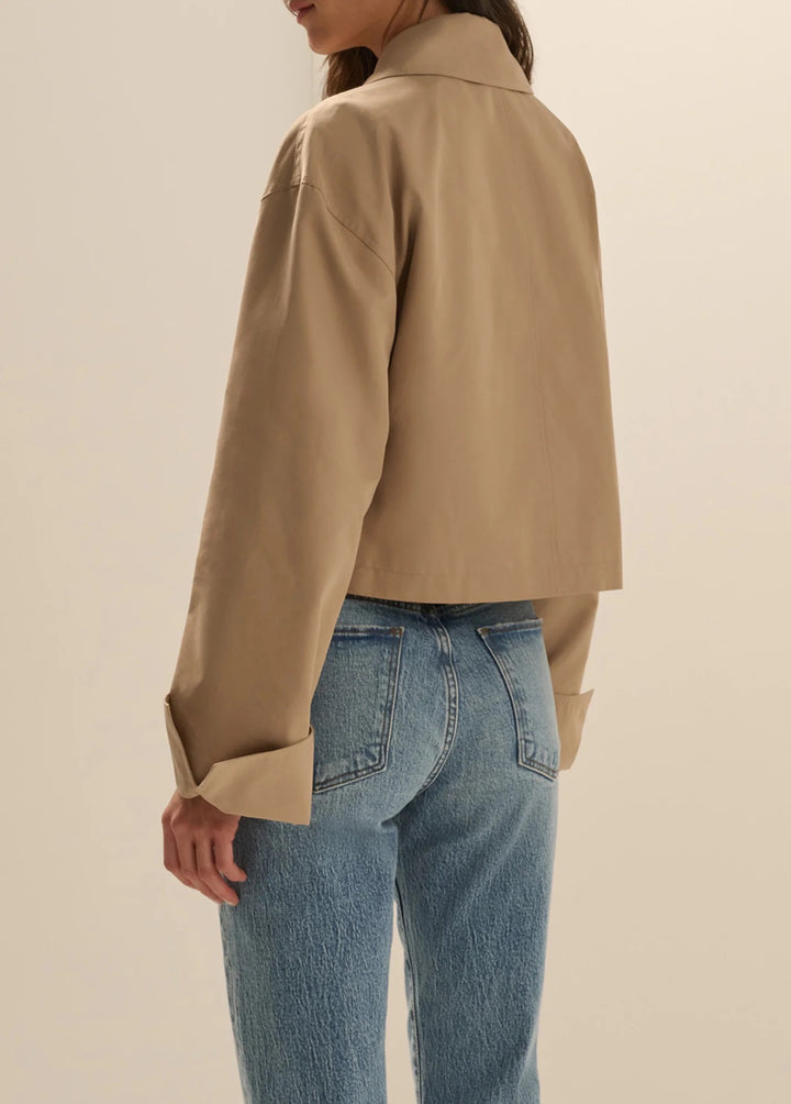Favorite Daughter The Rue Cropped Trench