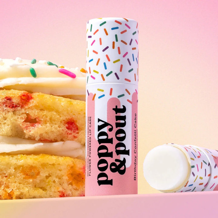 Poppy &amp; Pout - Lip Balm, Confetti Cake