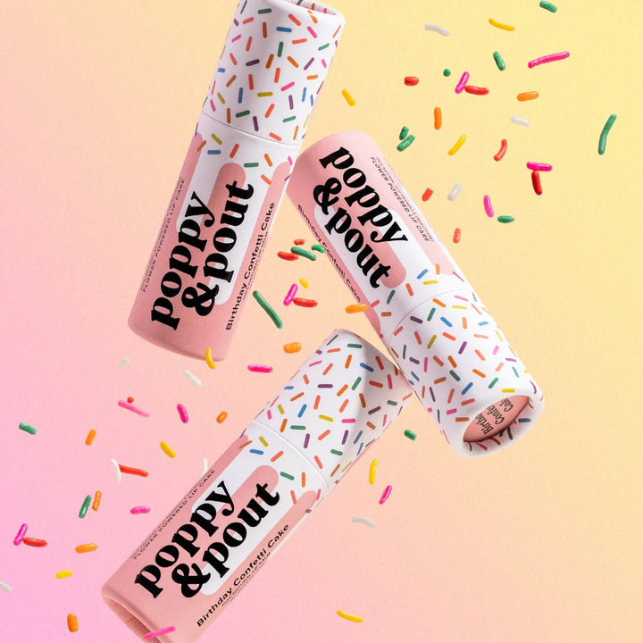 Poppy &amp; Pout - Lip Balm, Confetti Cake