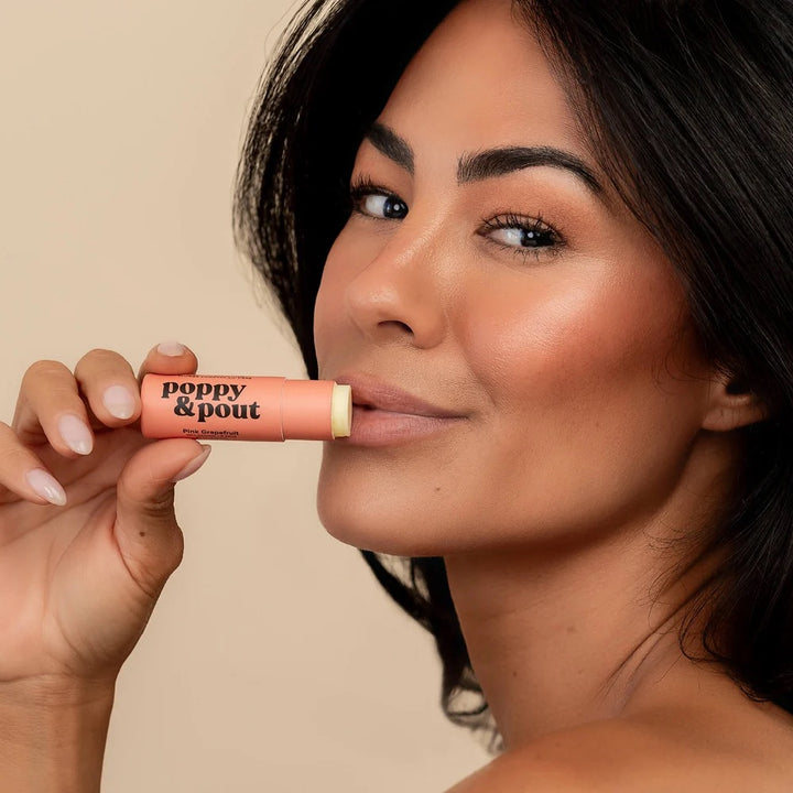 Poppy &amp; Pout - Lip Balm, Pink Grapefruit