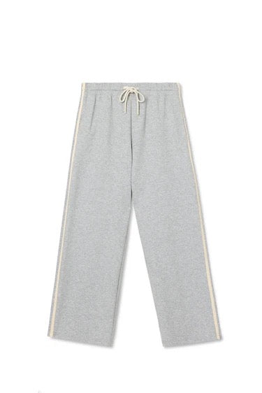 perfectwhitetee Claud Track Pant - Heather Grey