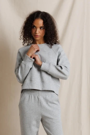 perfectwhitetee Nell Sweatshirt - Heather Grey
