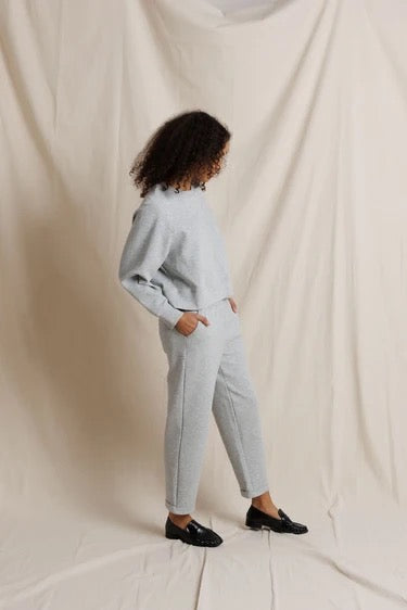 perfectwhitetee Nell Sweatshirt - Heather Grey