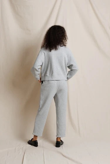 perfectwhitetee Nell Sweatshirt - Heather Grey