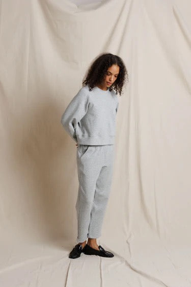 perfectwhitetee Nell Sweatshirt - Heather Grey