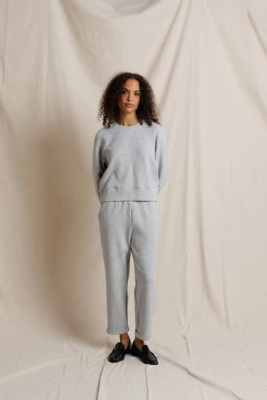 perfectwhitetee Nell Sweatshirt - Heather Grey