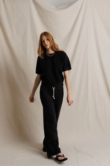 perfectwhitetee Noa Pant - Vintage Black