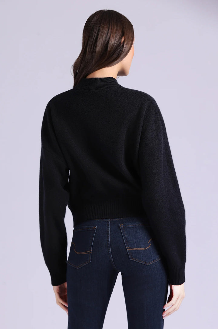 Minnie Rose Cashmere Cropped Bomber