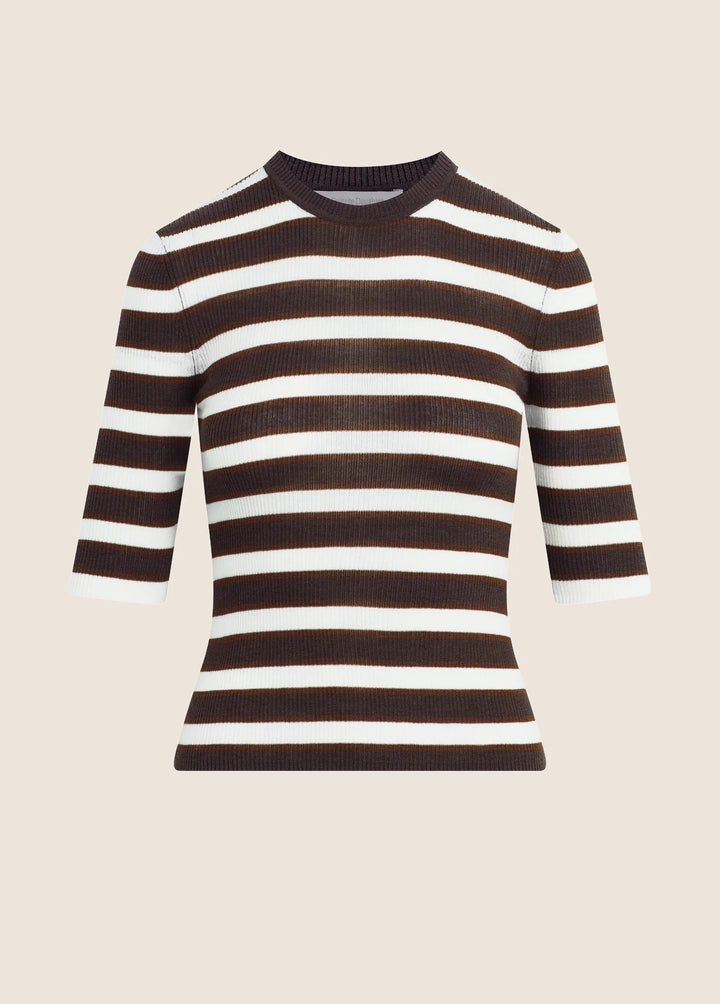 Favorite Daughter Amelia Top Ganache Stripe