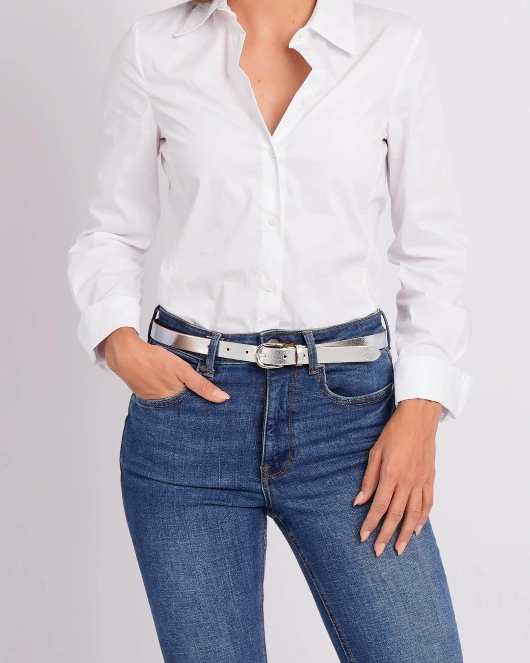 Amsterdam Heritage Eva Belt - Silver