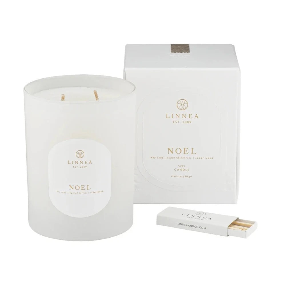 Linnea 2-wick candle - noel