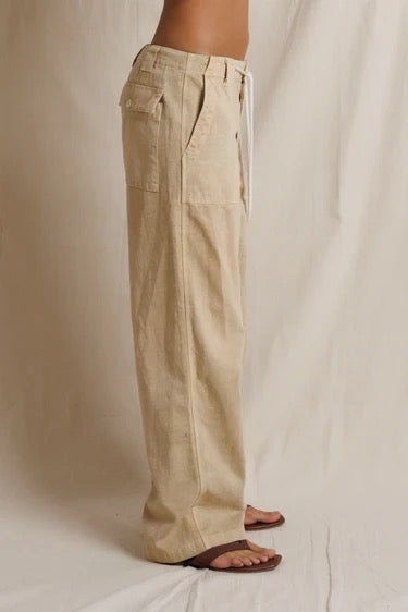 Perfect White Tee Virginia Pant - Warm Ochre