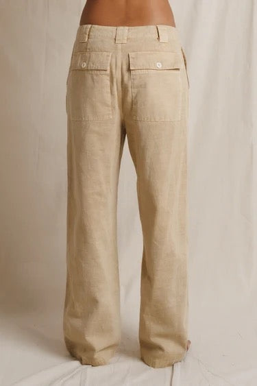 Perfect White Tee Virginia Pant - Warm Ochre