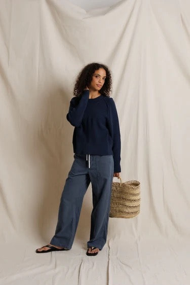 Perfect White Tee Virginia Pant - Turbulence